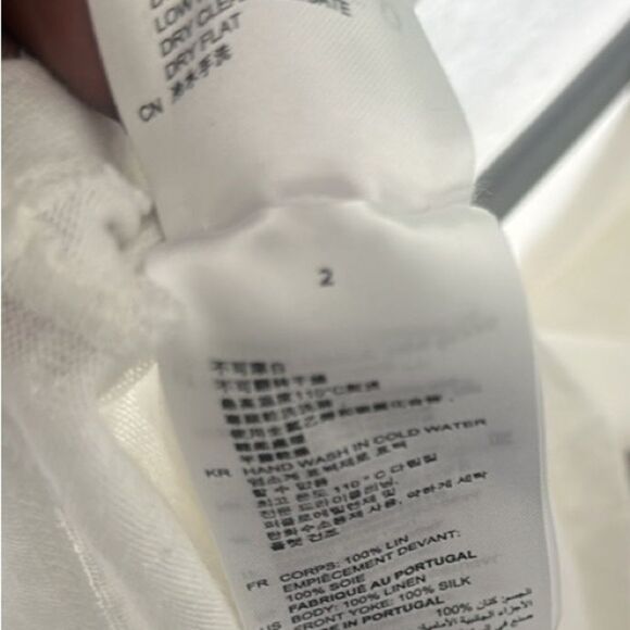 Sandro Paris Linen & Silk Sleeveless Top 2=M - Picture 6 of 9
